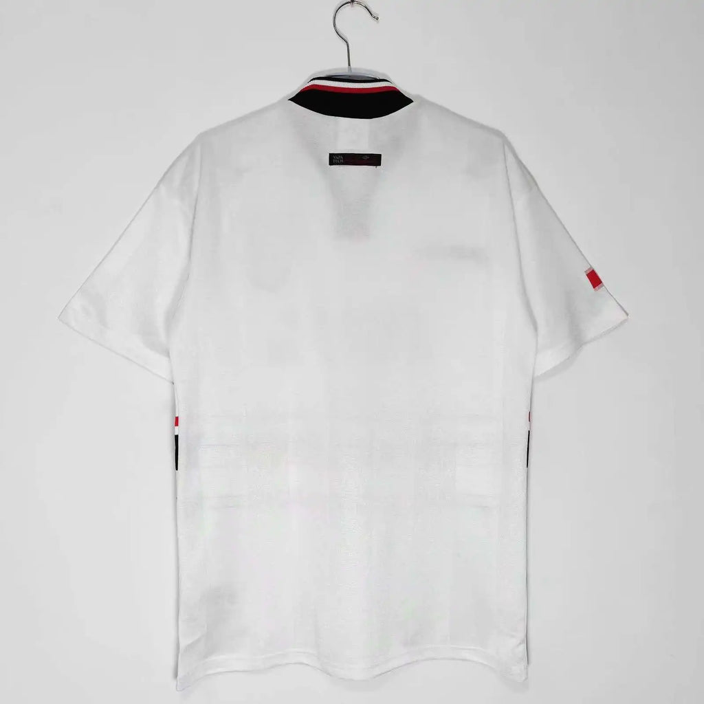 1998 Manchester United Retro 99 Retro white Football Jersey Knitwear – 4