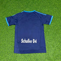 Schalke 04 2010-12 Season Retro Football Jersey – Back View