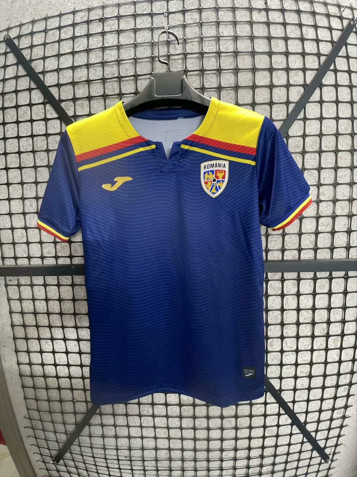 2025/26 Romania Away Football Jersey – Back View