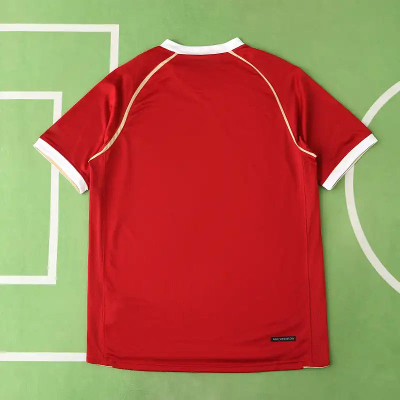 Manchester United F.C 06/07 Season Home Red Retro Football Jersey – Detailed View