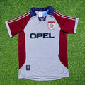 Bayern München 1998/99 Saison Grau Auswärts Retro – FC – Back View