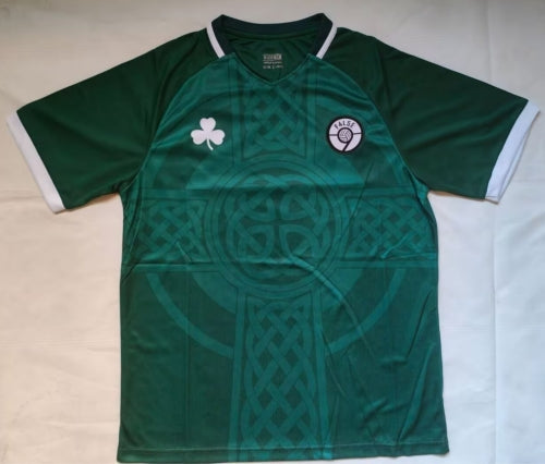 Ireland Retro Green Football Jersey – Back View