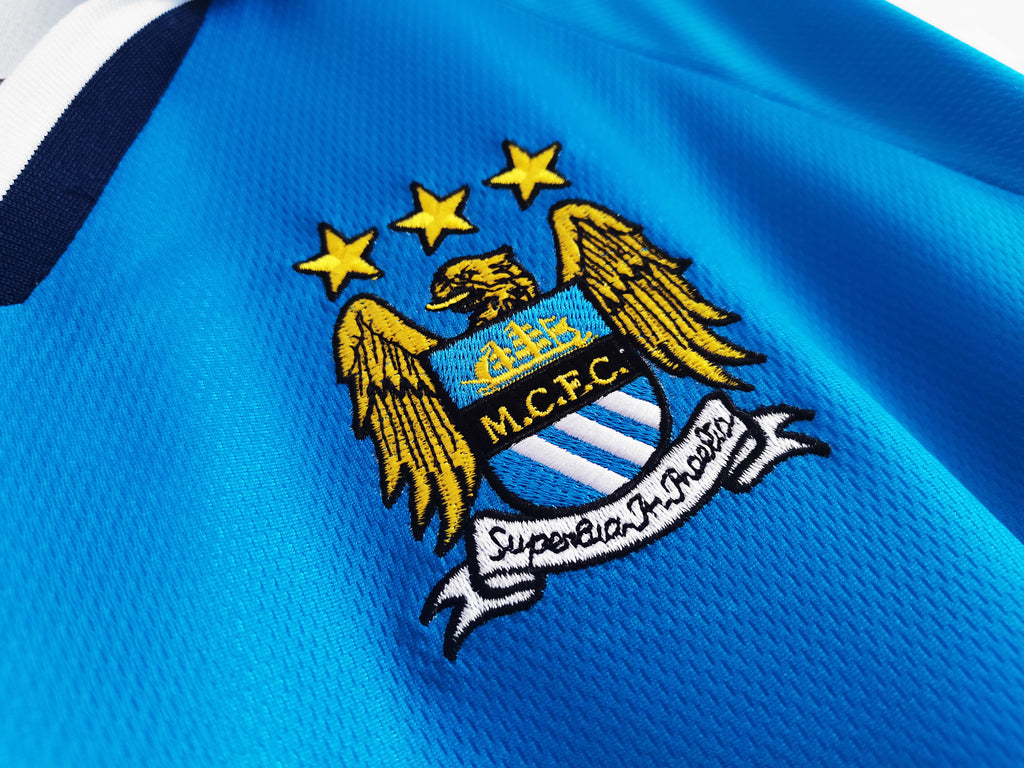 1998 Manchester City Retro brother sponsor Blue Retro Football Jersey – 9
