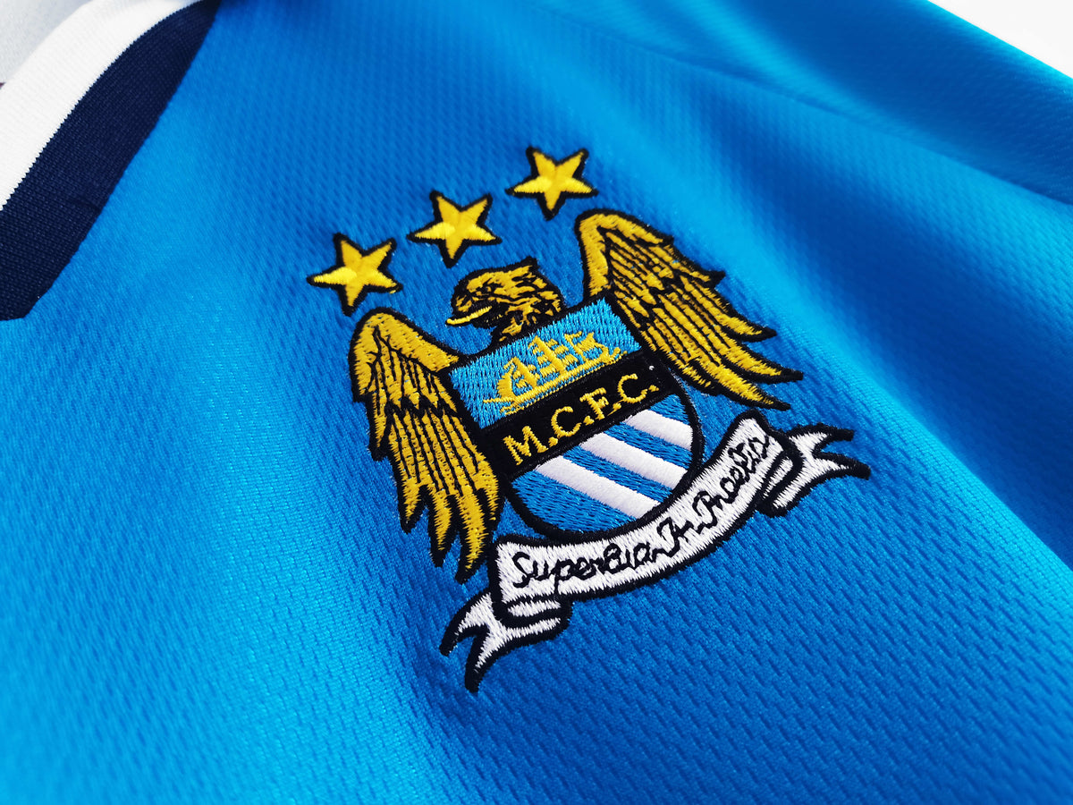 1998 Manchester City Retro brother sponsor Blue Retro Football Jersey – 9
