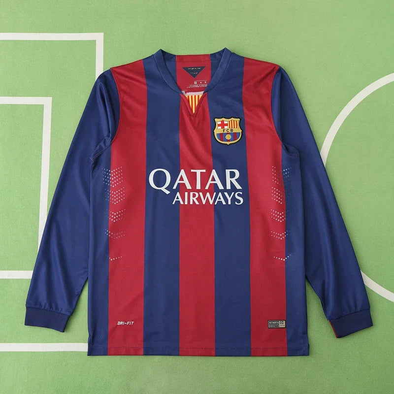 FC Barcelona 14/15 Season Home Retro Football Jersey – Back View