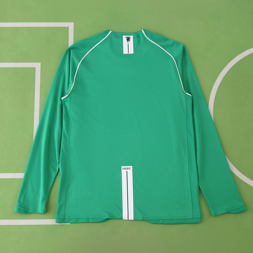Cristiano Ronaldo Manchester United Green Retro Long Sleeve Jersey – 7