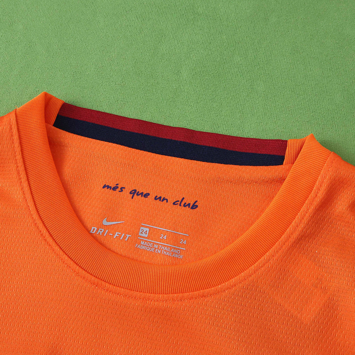 Barcelona 2012-2013 Season Kids Away Orange Retro Football Jersey Trikot Maillot V6