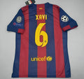 Xavi Hernandez Barcelona 2015 Final Berlin Champions League Jersey – Back View