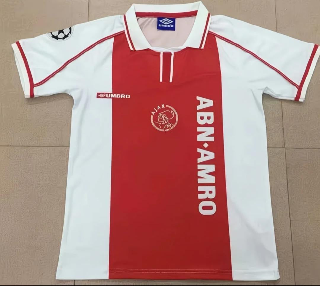 Ajax 97-98 Season Retro Home Football Jersey – Back View