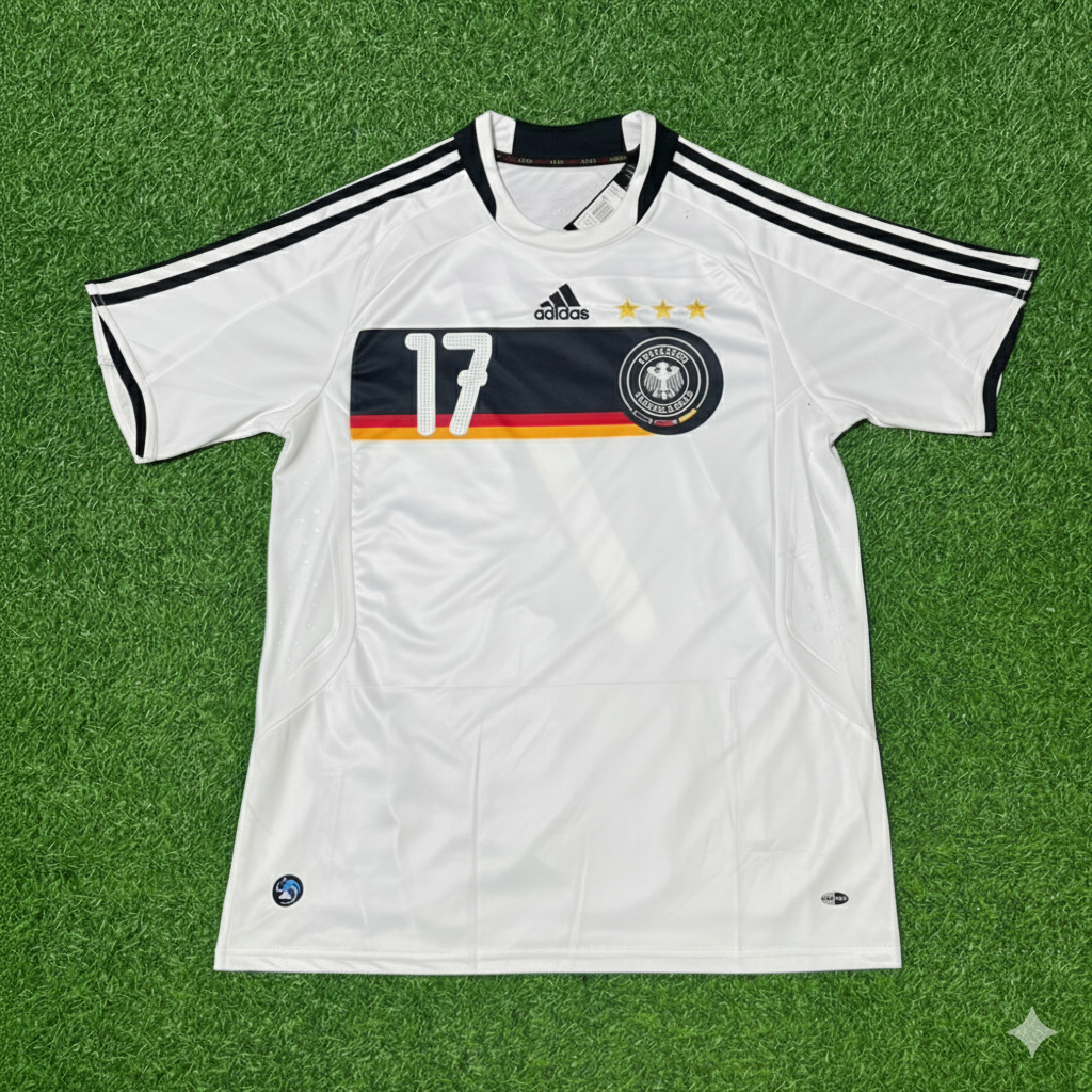2008 Germany EURO Retro Football Jersey – Per Mertesacker – Front View