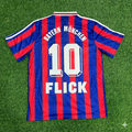 Hansi Flick Bayern Munich Retro Football Jersey – Back View