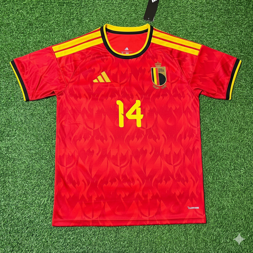 Belgium National Team Football Jersey – Dries Mertens – Front View