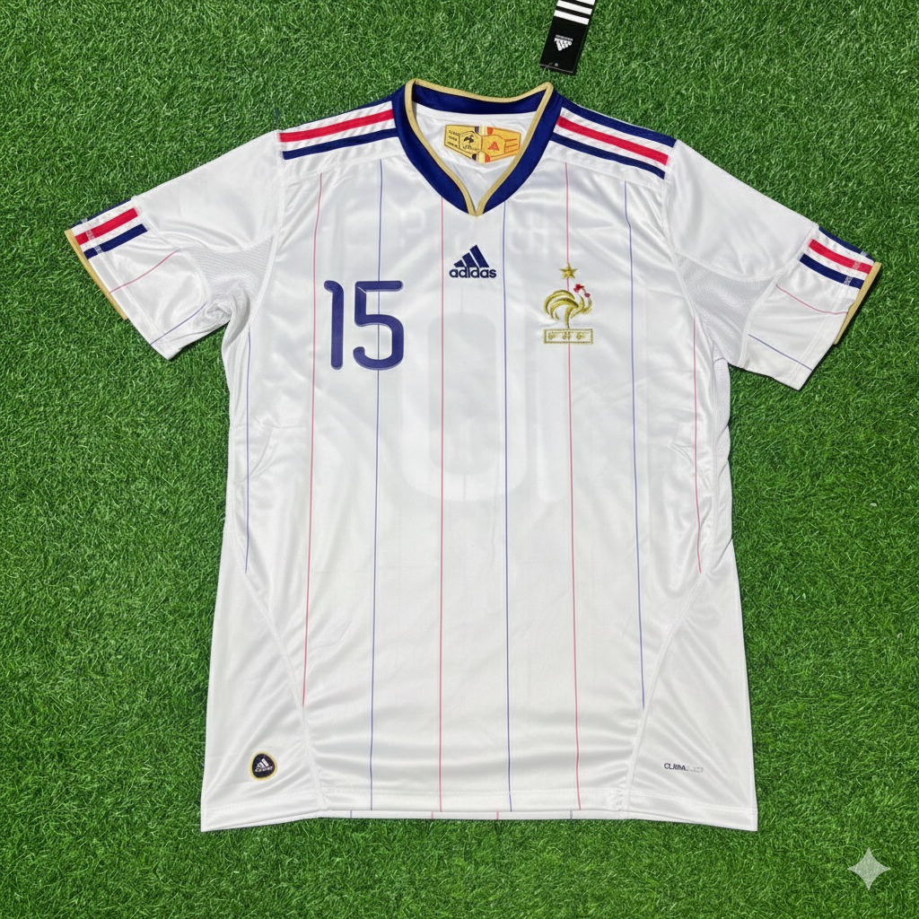 France EURO 2004 Retro Football Jersey – Lilian Thuram – Front View