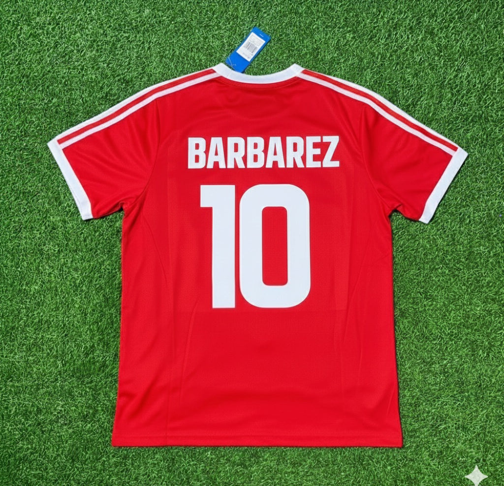 Sergej Barbarez Hamburger SV Rotes Heimtrikot Retro – Back View