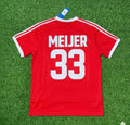 Erik Meijer Hamburger SV Rotes Heimtrikot Retro – Back View