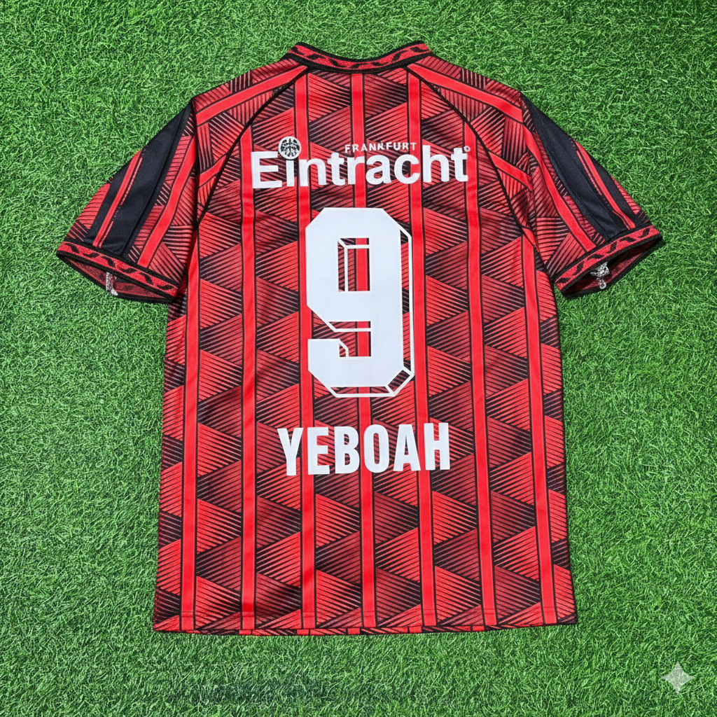 Tony Yeboah Eintracht Frankfurt Retro – Back View