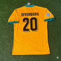 Stefan Effenberg Bayern Munich Yellow Retro Football Jersey Collection – Back View