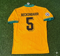 Franz Beckenbauer Bayern Munich Yellow Retro Football Jersey Collection – Back View