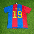 Barcelona 2006/2007 Home Retro Football Jersey – Lionel Messi – Back View