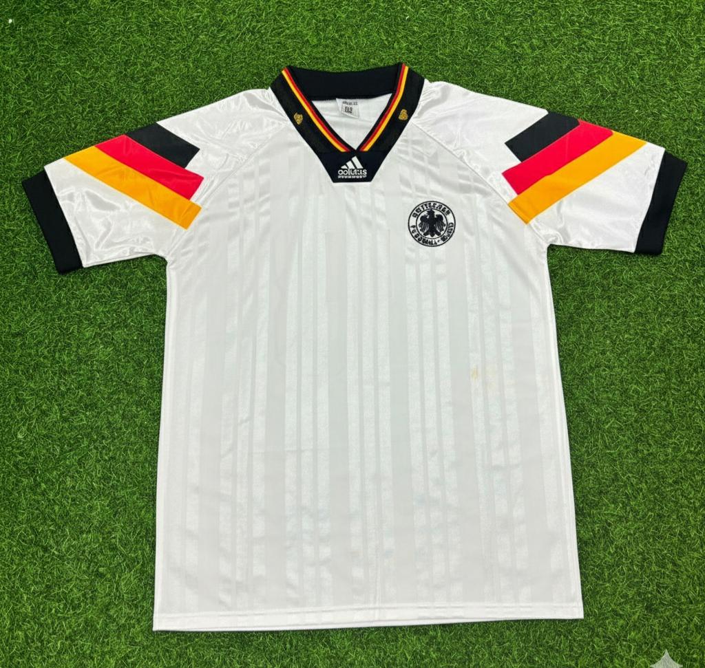 Germany 1992 Retro Football Jersey – Back View