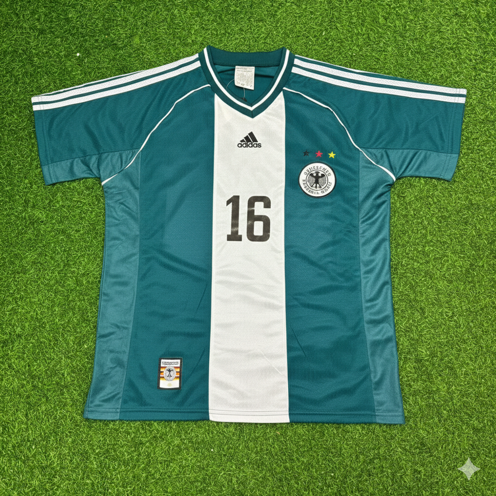 Philipp Lahm Germany Away Retro Football Jersey – Front View