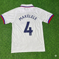 Claude Makelele Chelsea White Retro Football Jersey Collection – Back View