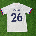Chelsea White Retro Football Jersey – John Terry – Back View