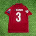 Liverpool 2019 CL Final Retro Kit Jersey – Fabinho – Back View