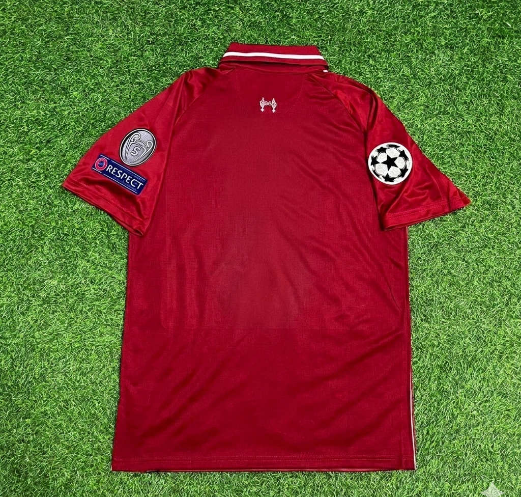 2019 Liverpool FC CL Final Retro Football Jersey – Front View
