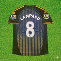 Chelsea 2010 2011 Away Retro Black Orange Football Jersey – Frank Lampard #8 – Back View