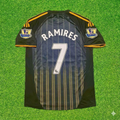 Chelsea 2010 2011 Away Retro Black Orange Football Jersey – Ramires #7 – Back View