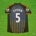 Chelsea 2010 2011 Away Retro Black Orange Football Jersey – Michael Essien #5 – Back View
