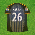 Chelsea 2010 2011 Away Retro Black Orange Football Jersey – John Terry #26 – Back View