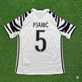 Juventus 2016 2017 Away White Retro Football Jersey – Miralem Pjanic #5 – Back View