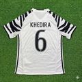 Juventus 2016 2017 Away White Retro Football Jersey – Sami Khedira #6 – Back View