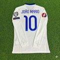 Portugal EURO 2016 White Long Sleeve Retro Football Jersey – Joao Mario – Back View
