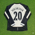 Manchester United 2001-2002 Reversible Retro Jersey – Ole Gunnar Solskjaer #20 – Back View