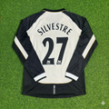 Manchester United 2001-2002 Reversible Retro Jersey – Mikaël Silvestre #27 – Back View