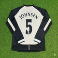2001/02 Ronny Johnsen #5 Manchester United Reversible Retro Football Jersey – Back View