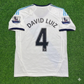 2012/13 David Luiz Chelsea Retro White Football Jersey – Back View