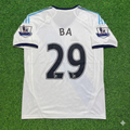 2012/13 Demba Ba Chelsea Retro White Football Jersey – Back View
