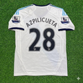 Cesar Azpilicueta Chelsea 2012-2013 Retro White Football Jersey – Back View