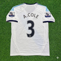 2012/13 Ashley Cole Chelsea Retro White Football Jersey – Back View