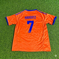 2026 Kai Havertz #7 Germany Orange Football Jersey – Back View