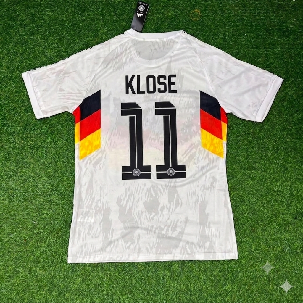 Miroslav Klose #11 Germany Deutschland Special Edition Football Jersey – Back View