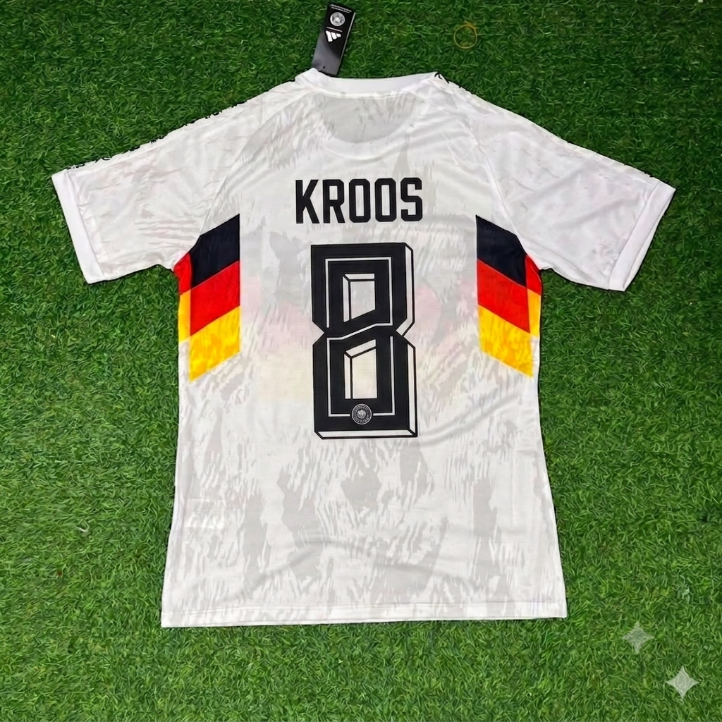 Toni Kroos #8 Germany Deutschland Special Edition Football Jersey – Back View