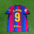 Gabriel Jesus #9 Barcelona 2027 New Season Home Jersey – Back View