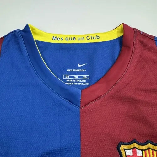 2006 Barcelona 07 Home Kids Football Jersey – Front View