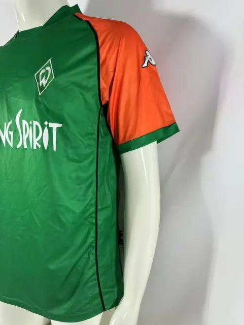 Werder Bremen 2003-2004 Retro Home Football Jersey – Back View