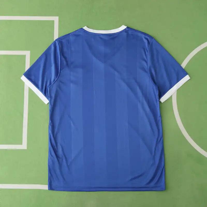 1986 Argentina Away Blue Retro Football Jersey – Detailed View